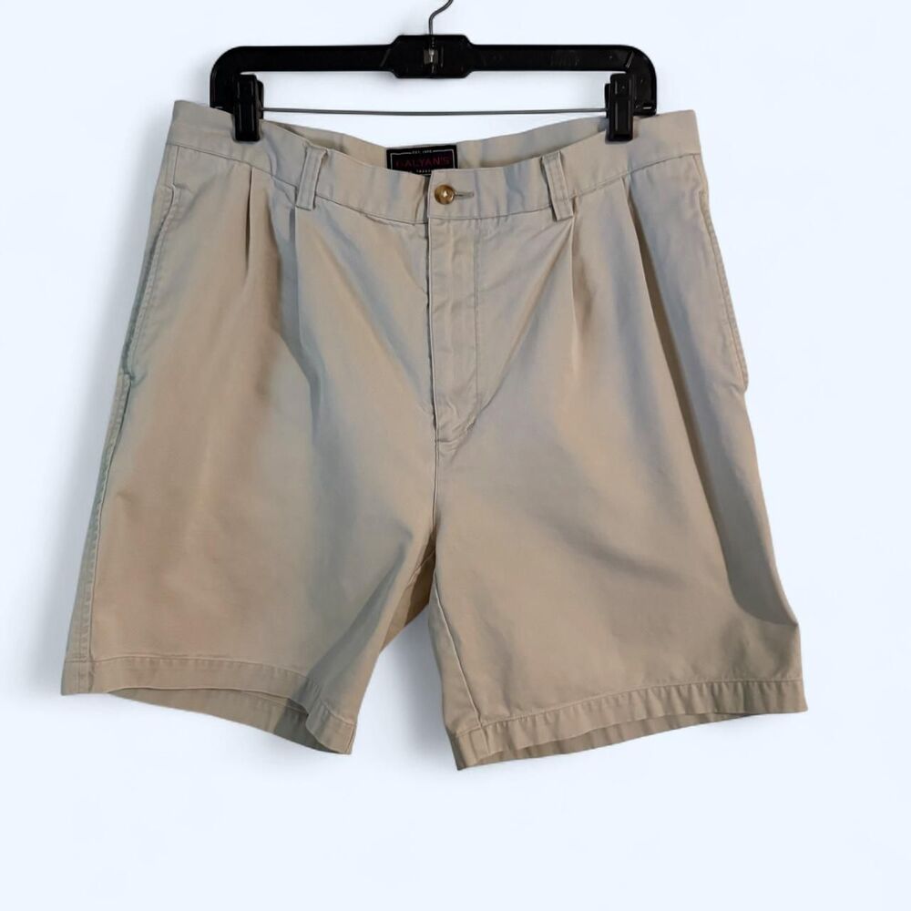 Vintage Galyans Adventure Everyday Pleated Chino Shorts Khaki Size 36